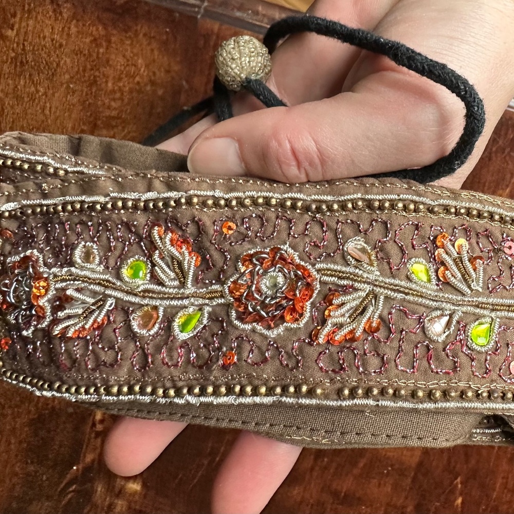 Embroidered Beaded Belt
